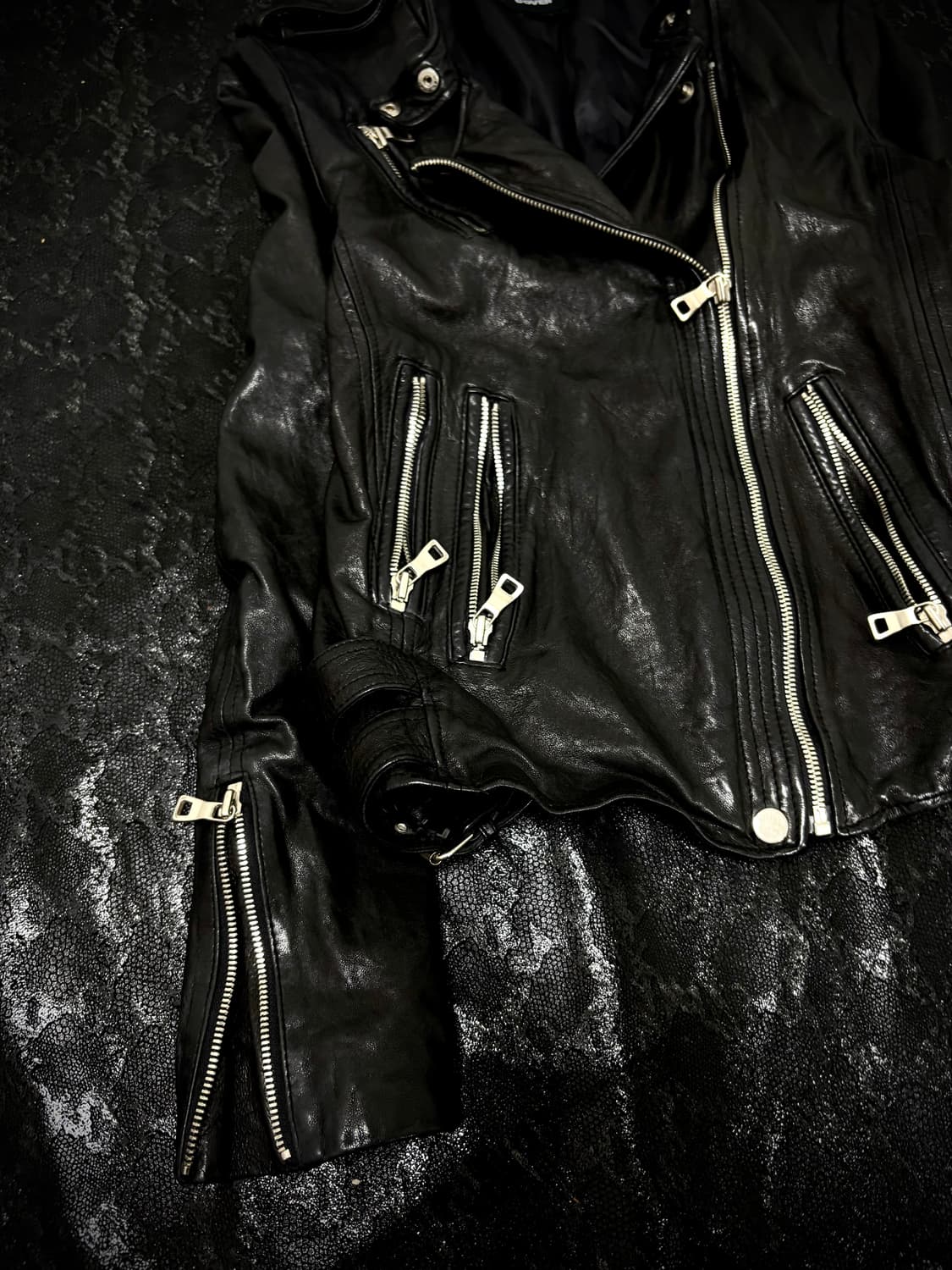 “Vintage” 00’s Chic Design Multi Zipper  상품이미지3