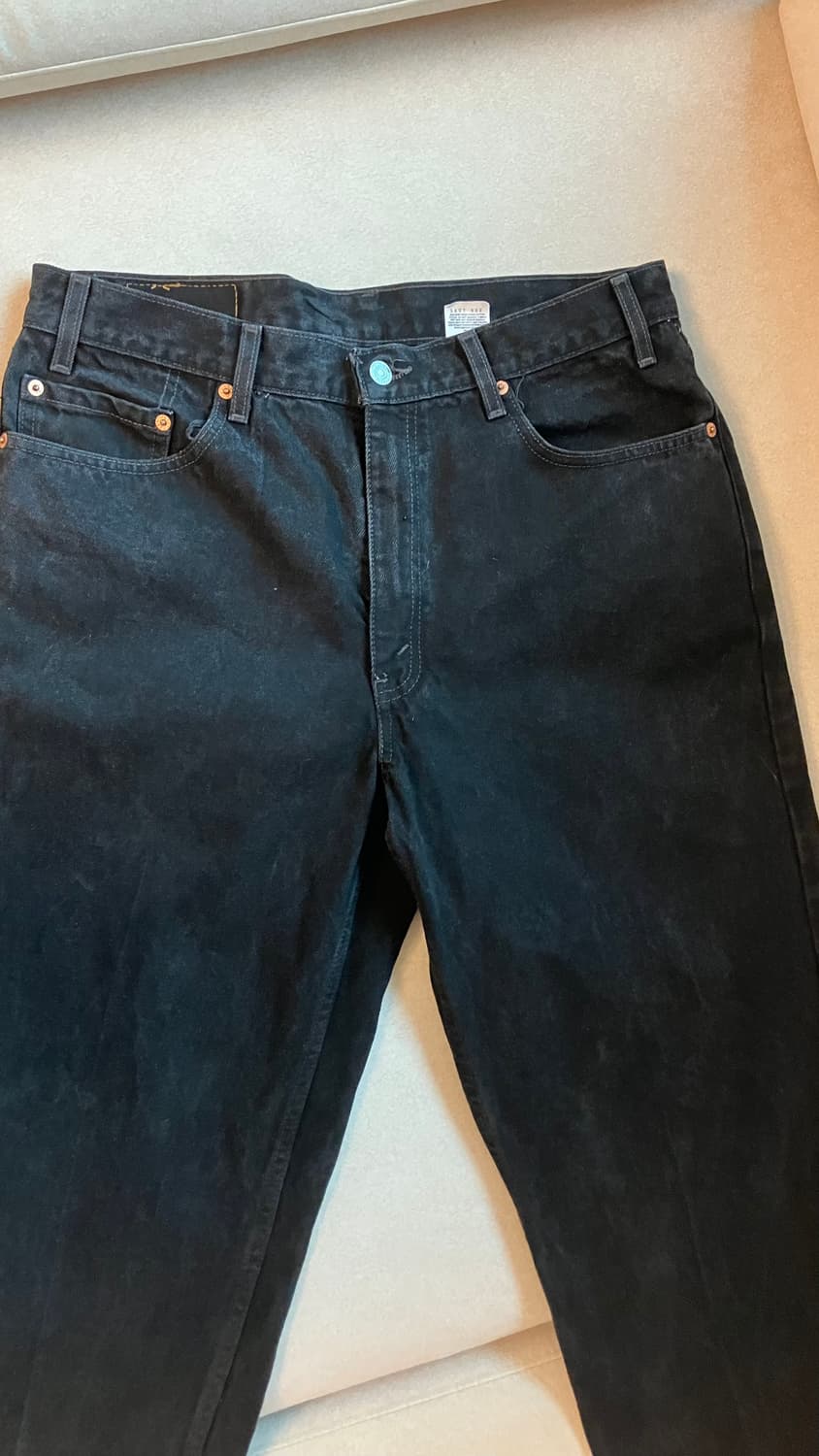 90s Levi’s 550 black jeans 상품이미지2