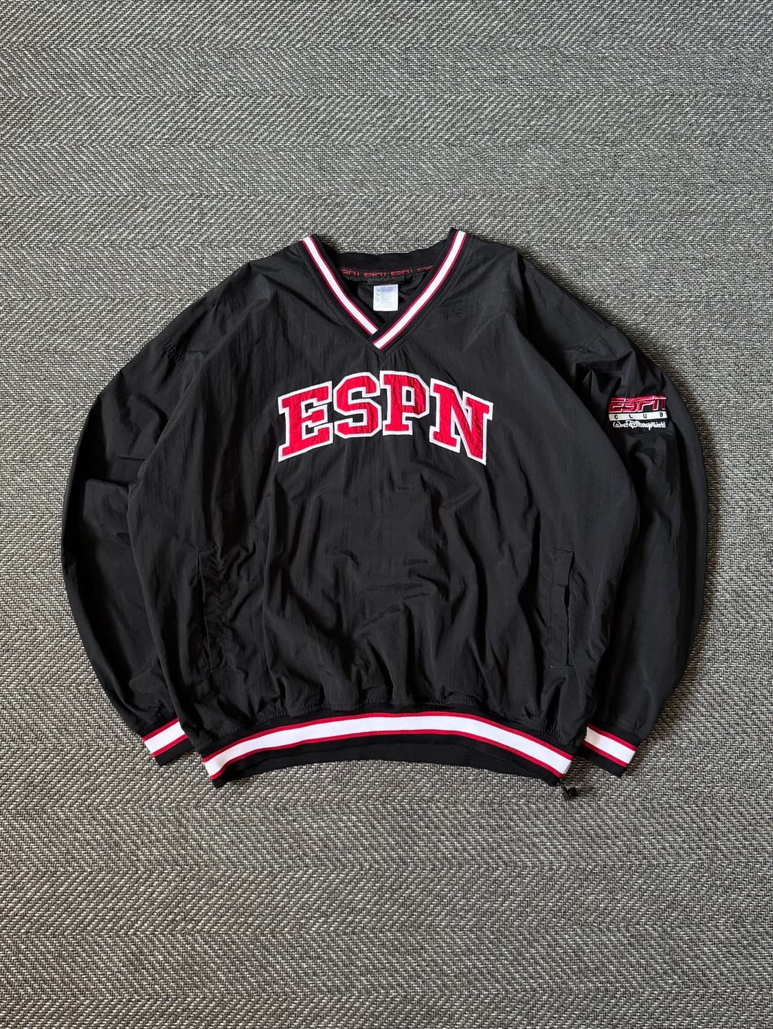 ESPN 나일론 빈티지 웜업 브이넥 풀오버 (105-110) 상품이미지1