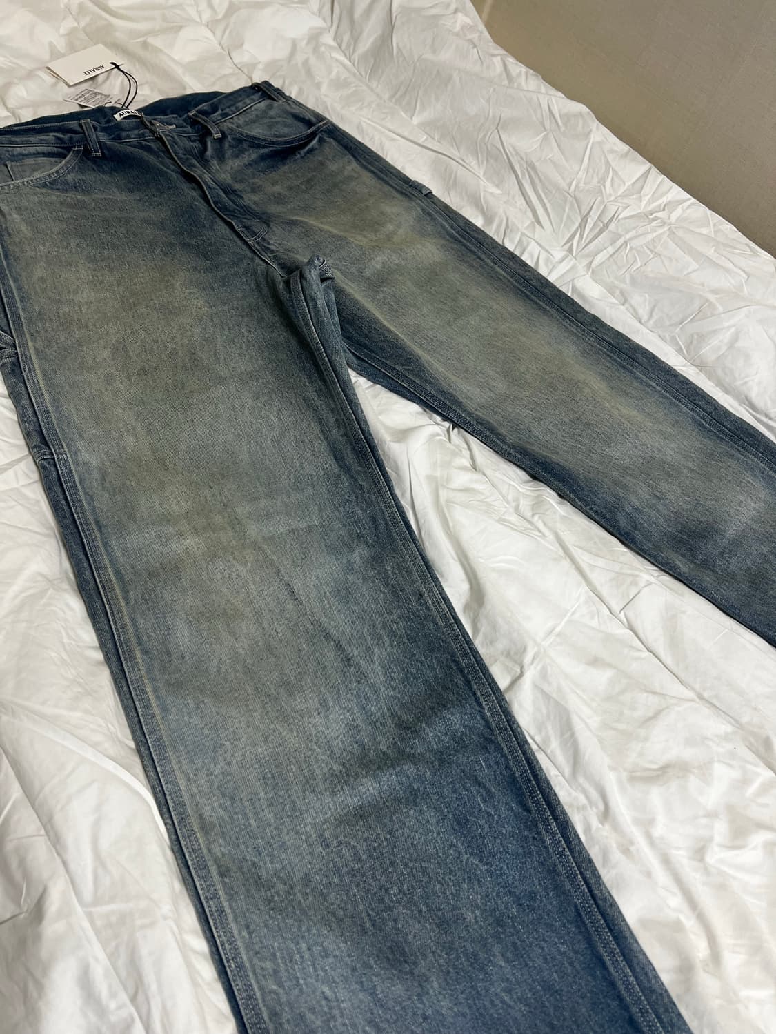 (새상품) 오라리 24AW 셀비지 페인터 팬츠 4사이즈 상품이미지5