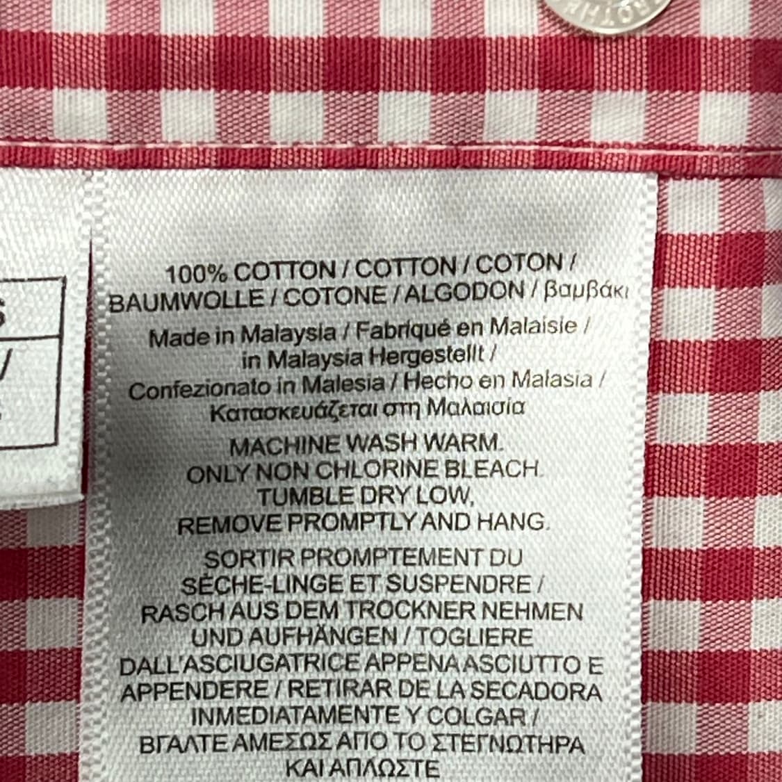 브룩스브라더스 멀티체크 반팔셔츠 s10450 상품이미지7