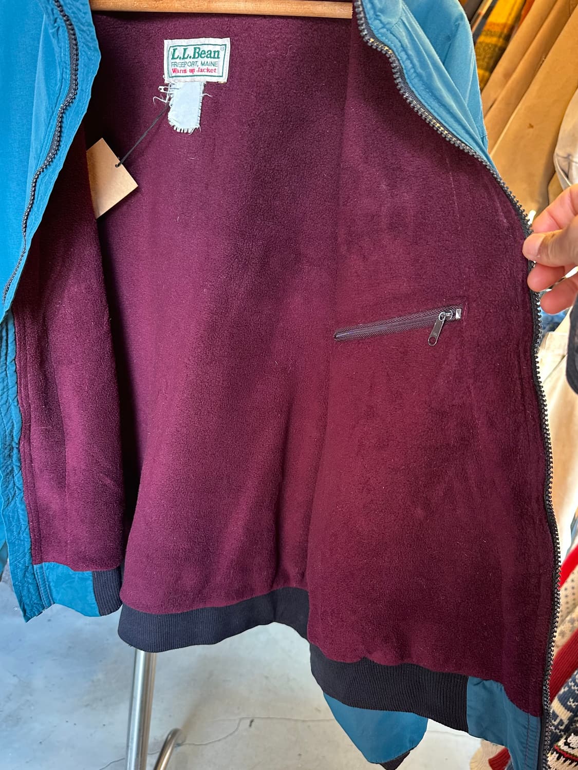 엘엘빈 나일론 후리스 윔업 트랙 자켓 상품이미지9