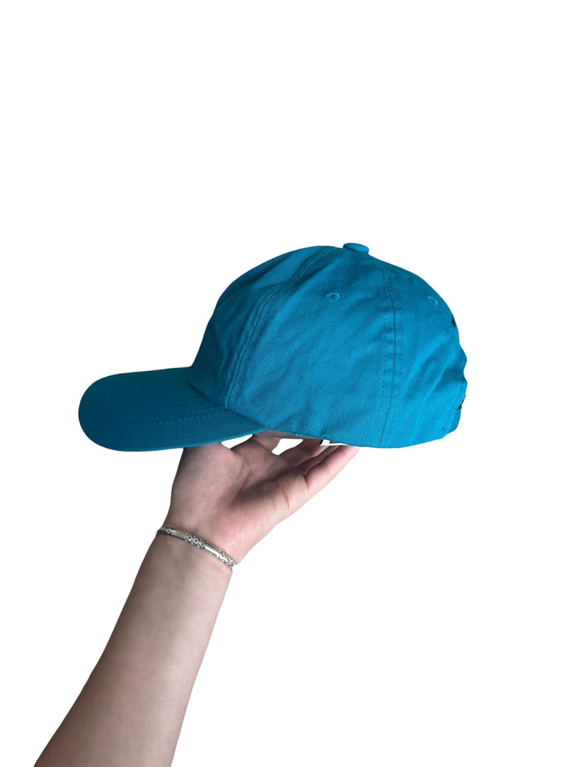 우영미 블루 로고 캡 상품이미지3