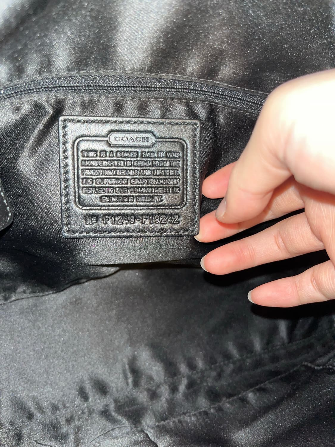 📦 Coach Allblack Shoulder Bag 상품이미지8