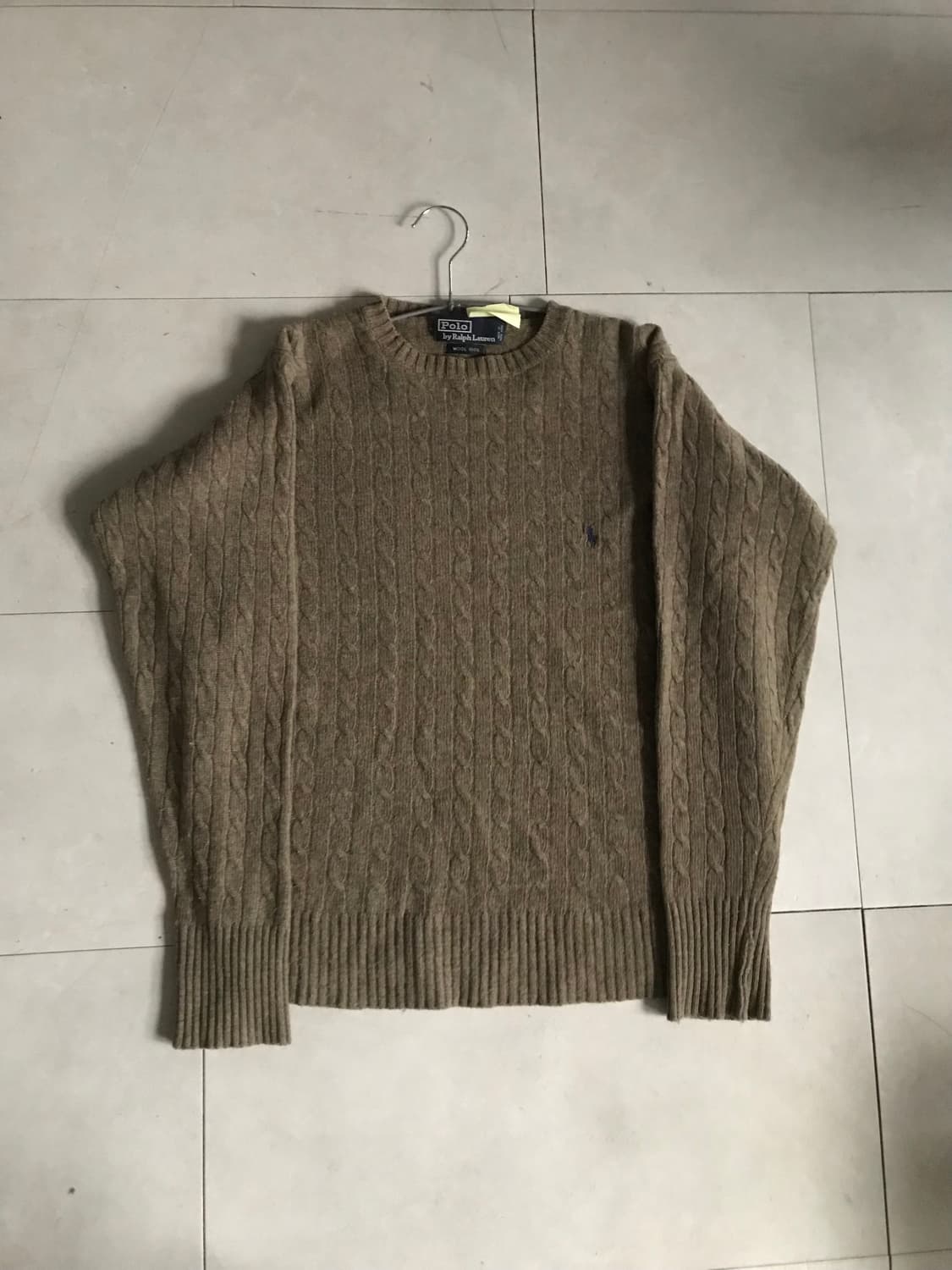 폴로 카키 보카시 니트 상품이미지8