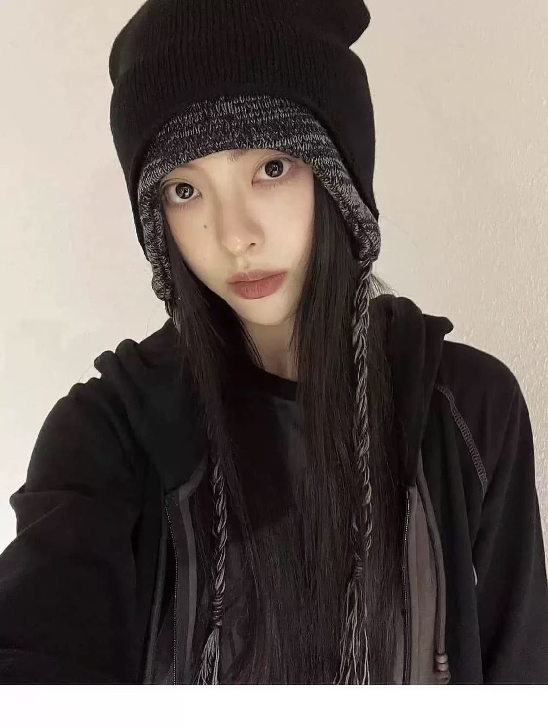 coyseio 비니 모자 블랙 상품이미지3