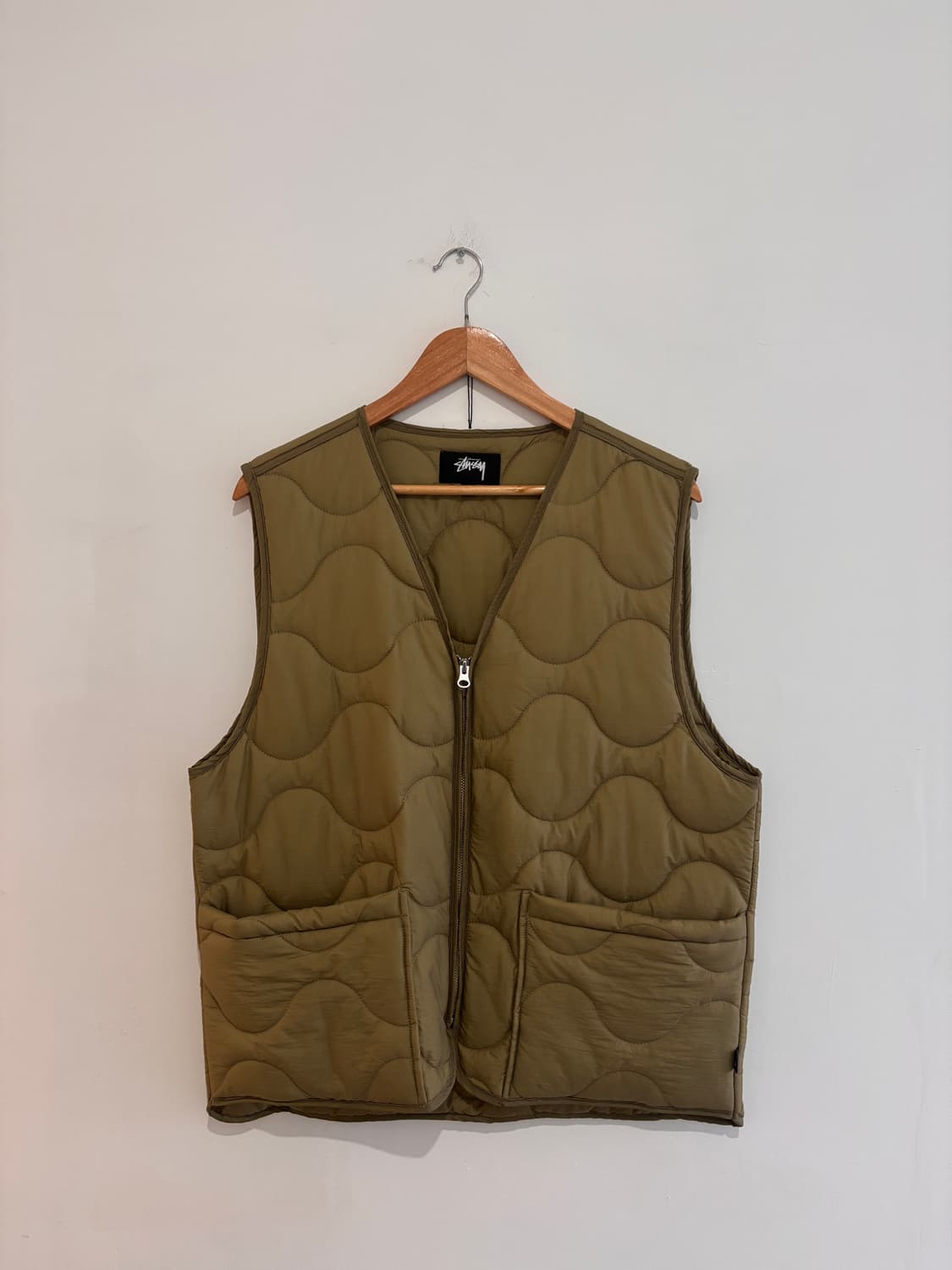 Stuusy quilting vest 상품이미지1