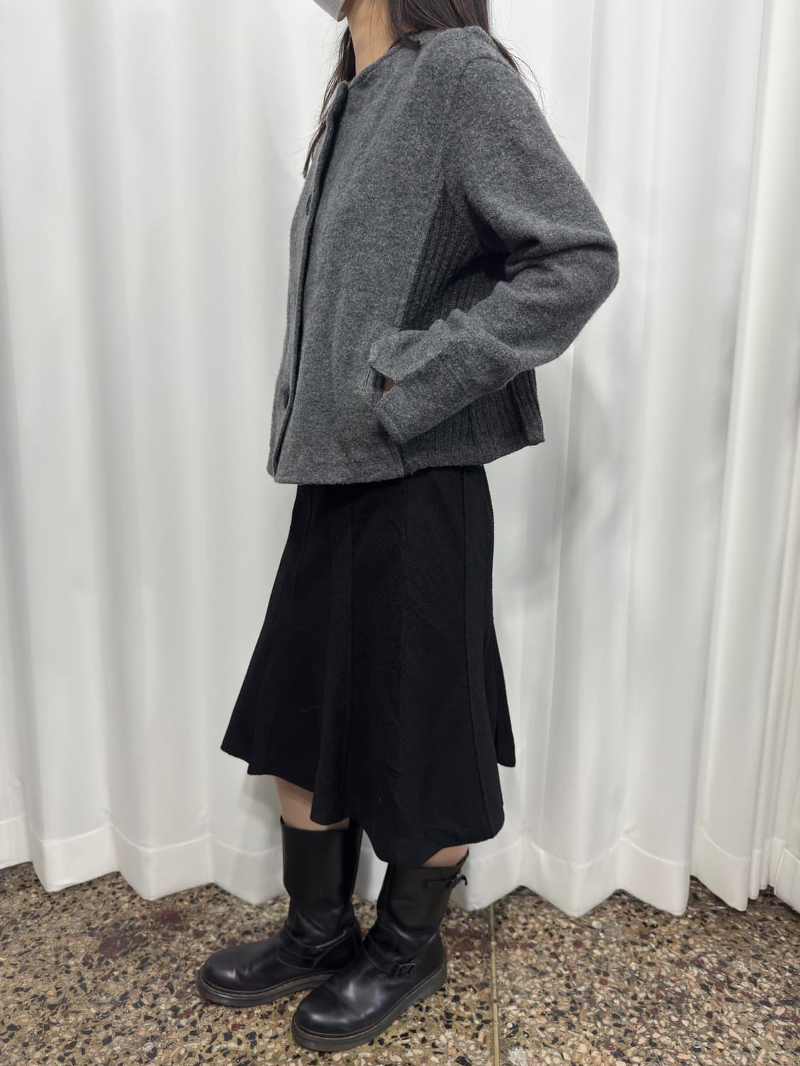 granpus button wool jacket 상품이미지4