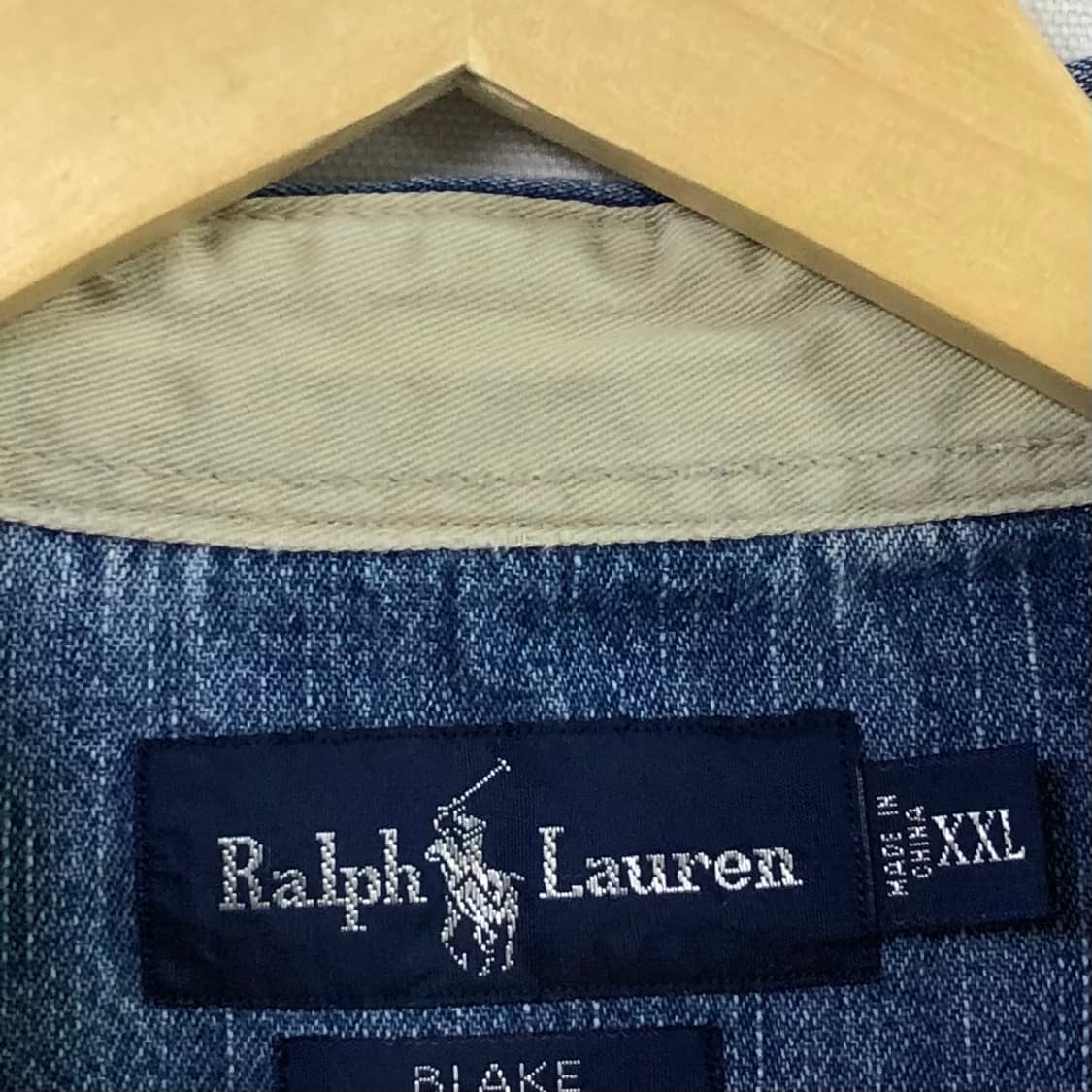 Xxl 폴로 데님 빅셔츠 상품이미지3