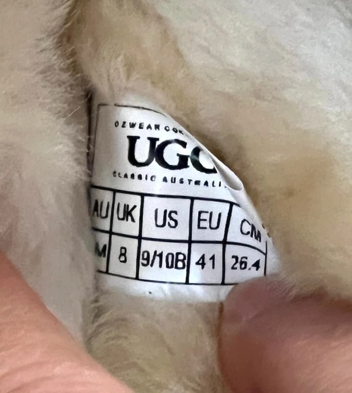 오즈웨어 카멜베이지 어그UGC 호주어그 
 상품이미지10