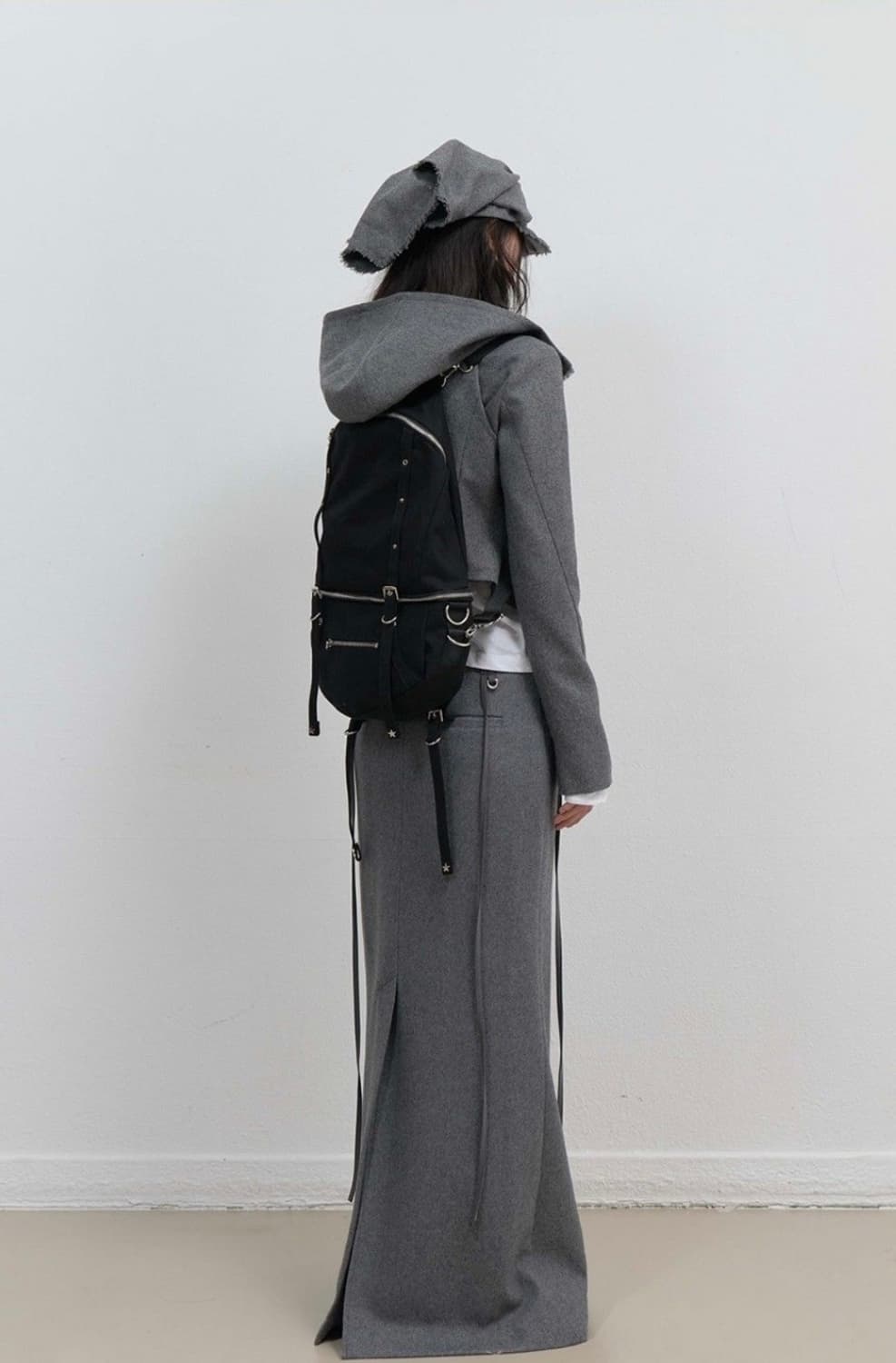 [오호스] 레이어드 볼레로 울 자켓  *한로로 착용 모델 상품이미지4