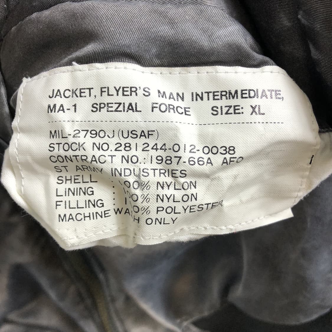 1987s 알파 혼다 골드윙 스페지알 포스 한정판 MA-1 자켓 상품이미지5