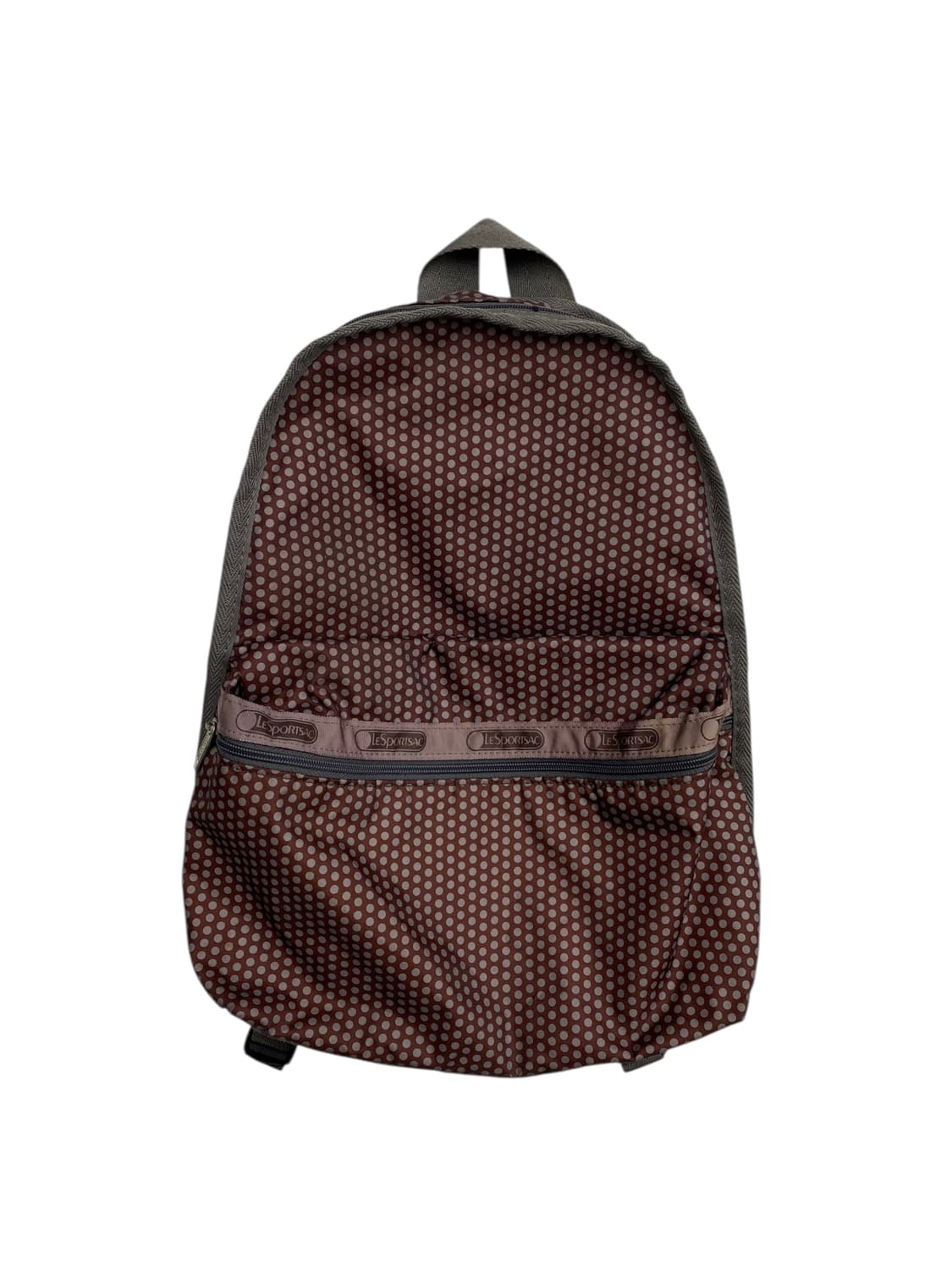 레스포삭 y2k 브라운 도트백팩 상품이미지1