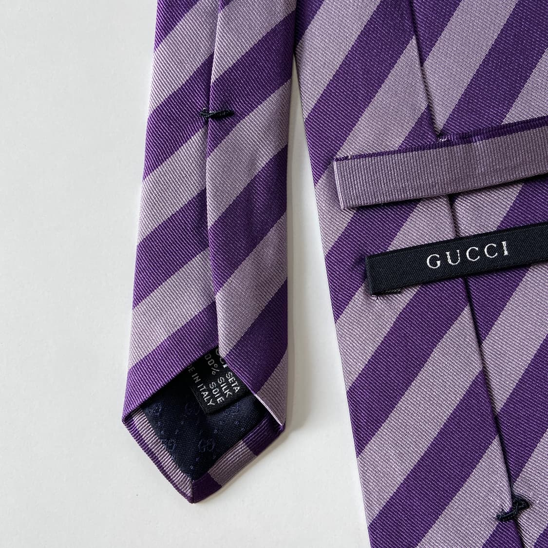 최상급 구찌(GUCCI) 영문로고 명품 정품 넥타이 상품이미지6