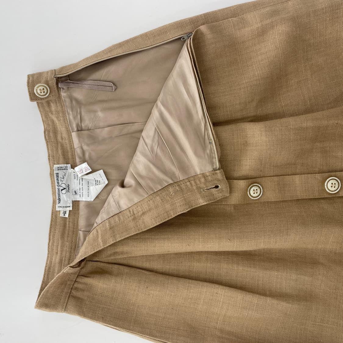 발렌티노 린넨 스커트 상품이미지4