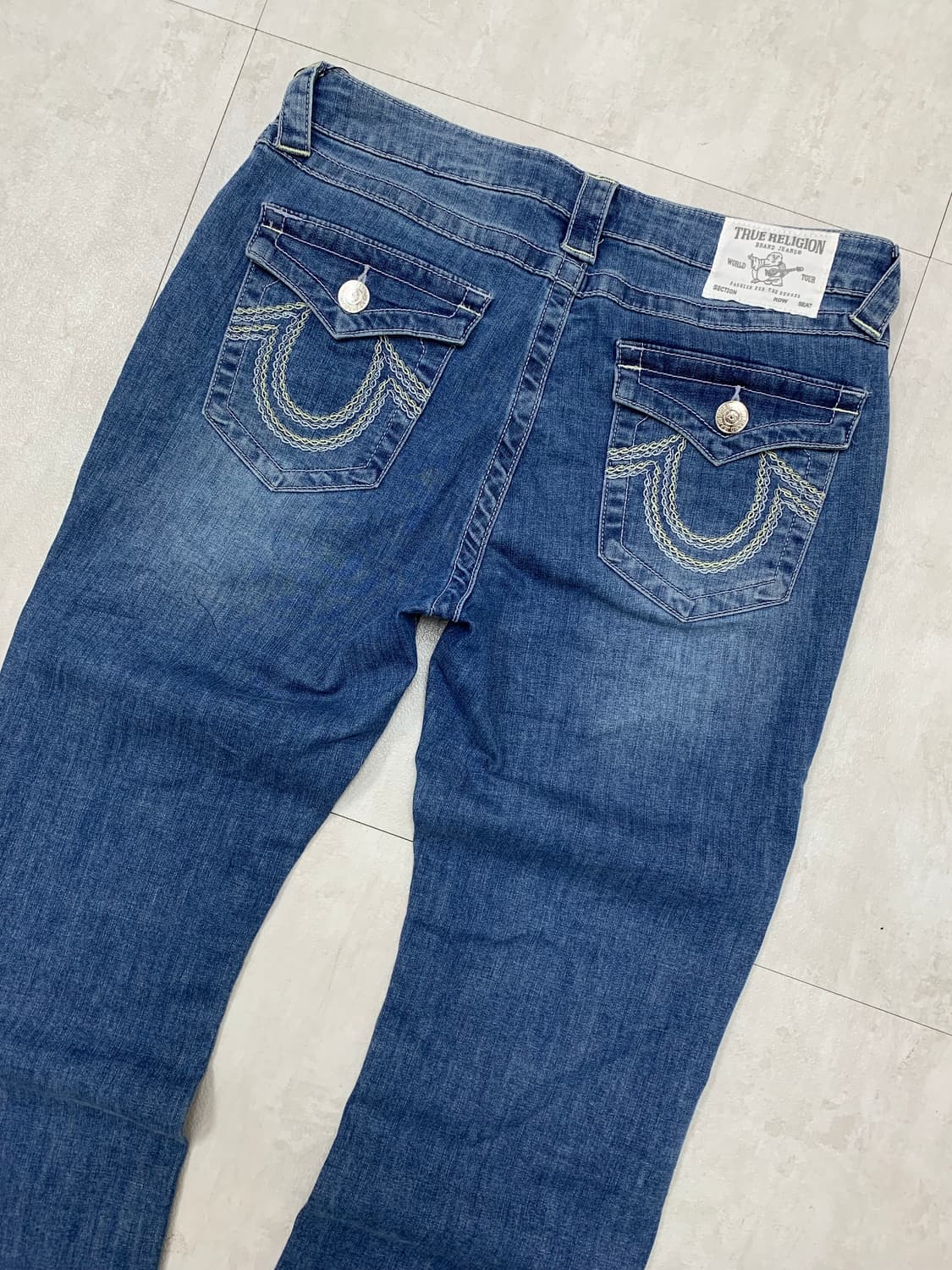 트루릴리전 와이드 부츠컷 데님 팬츠 #656 상품이미지9