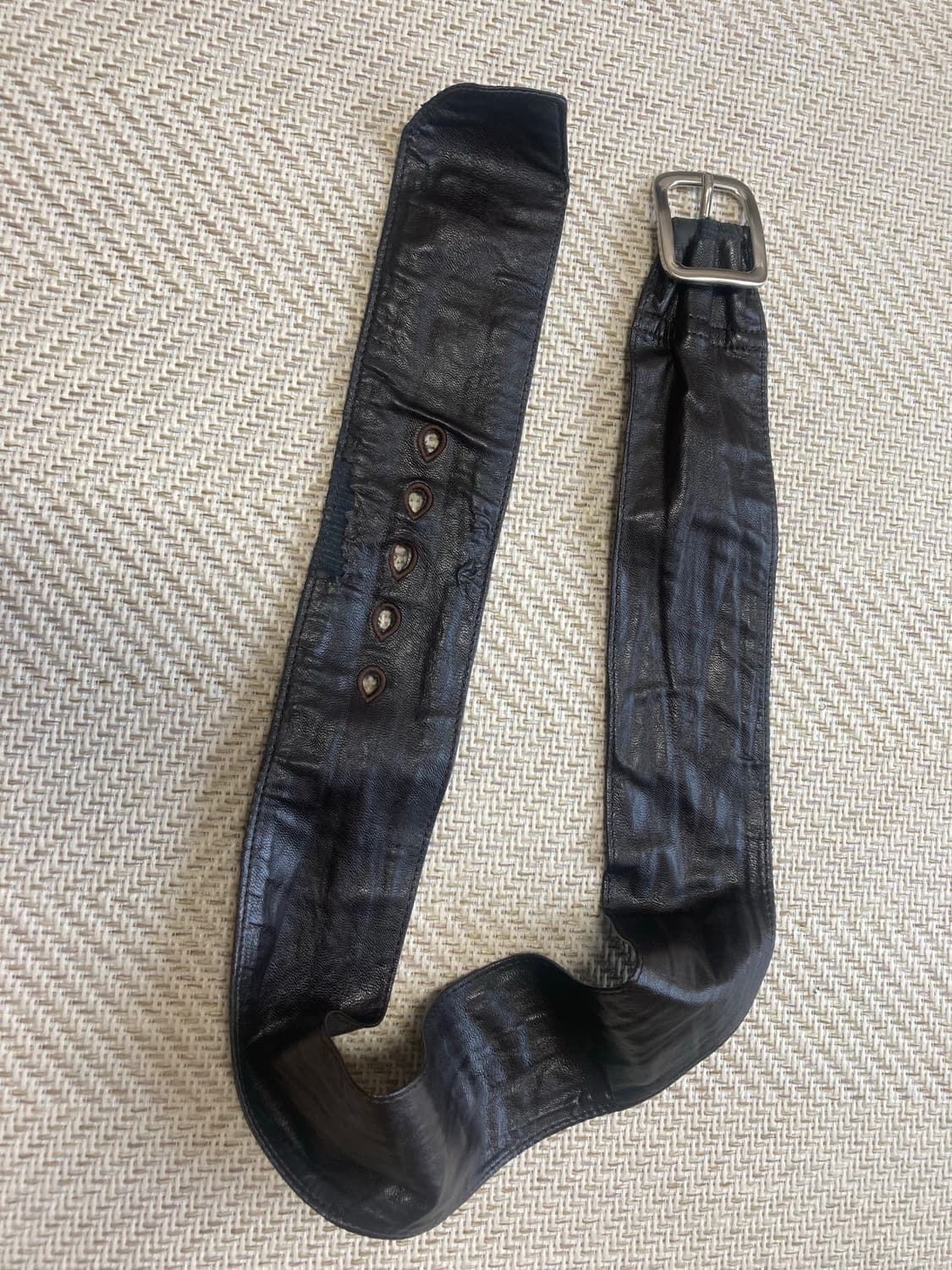 아워레가시 페이크 레더 벨트 상품이미지4