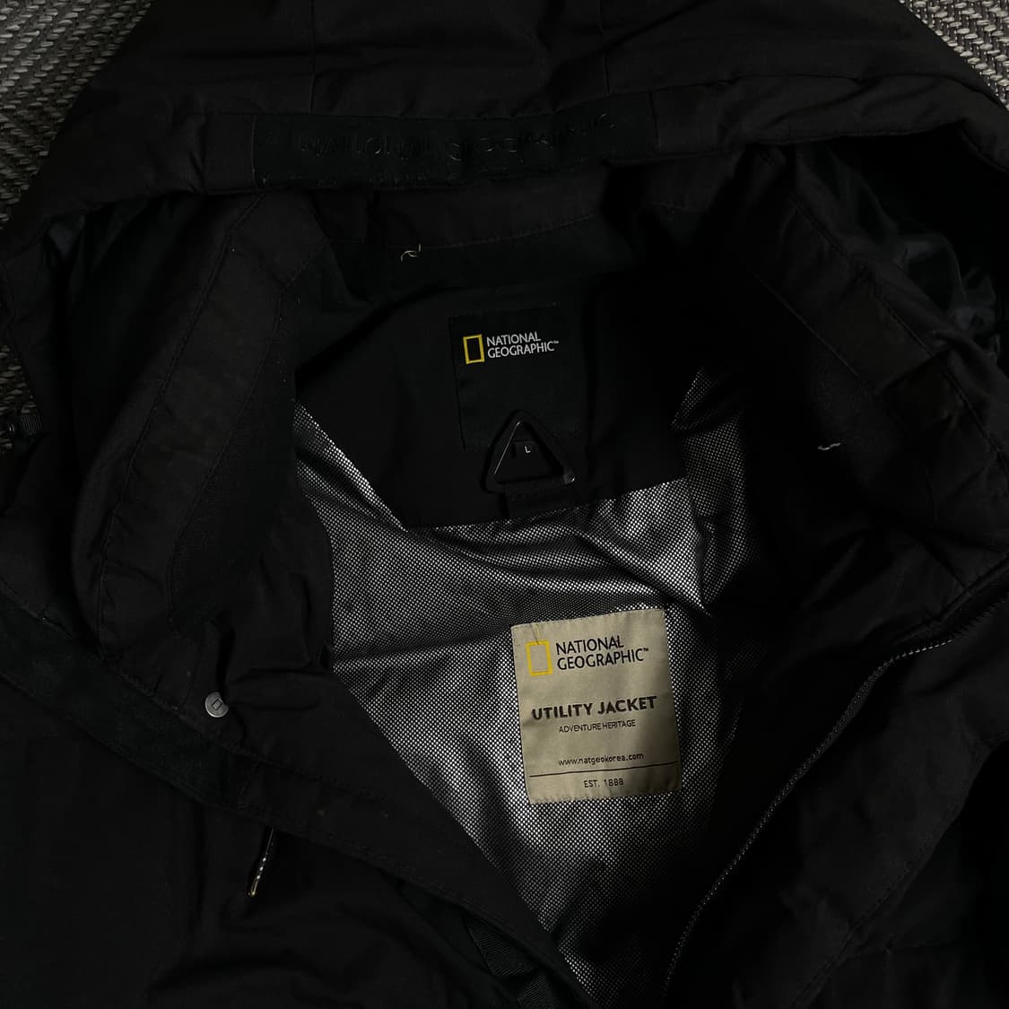 내셔널지오그래픽 유틸리티 롱패딩 블랙o 4790 상품이미지8