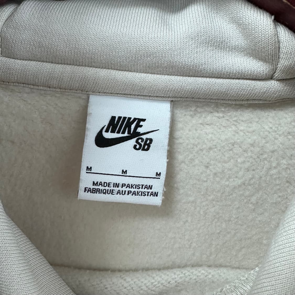 나이키 SB 자수로고 기모 후드티 크림베이지 100 J34 상품이미지7