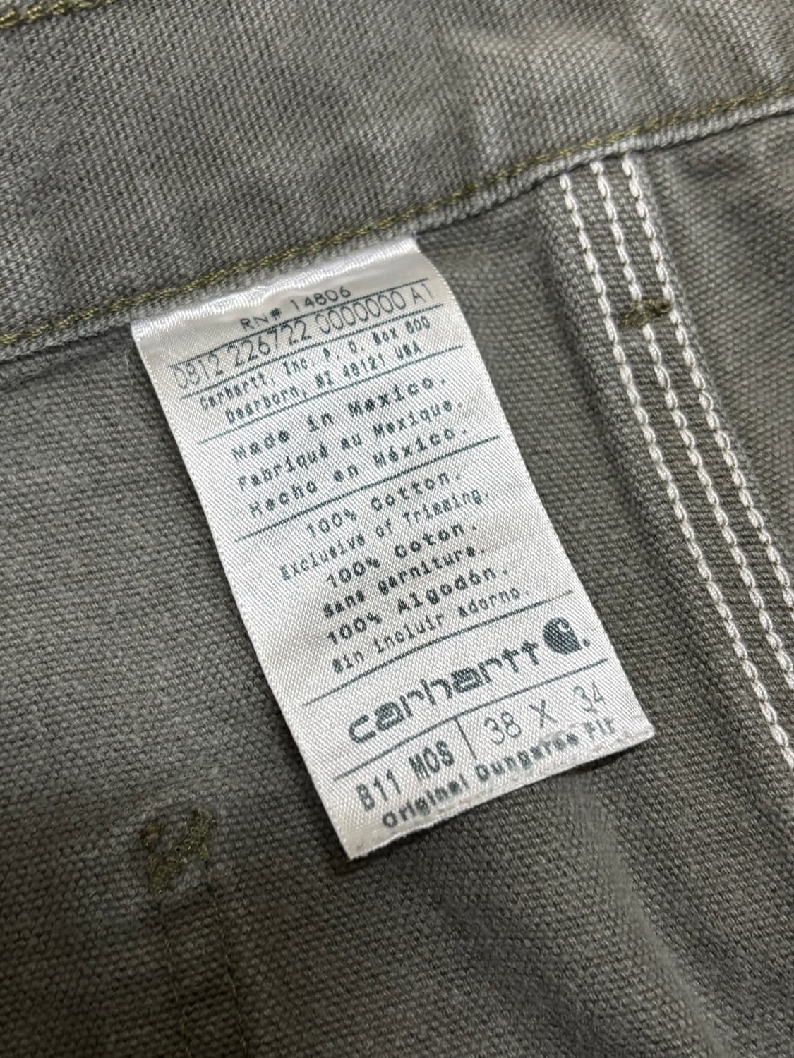 빈티지 칼하트 B11 mos 카펜터 팬츠 상품이미지5