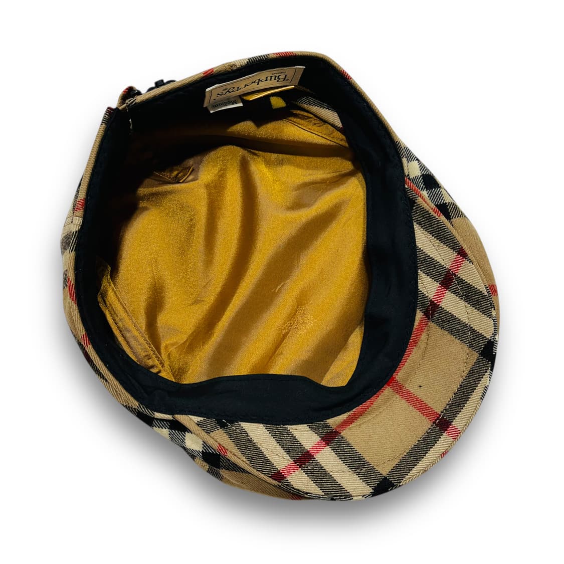 버버리 OG 구형 노바체크 패턴 헌팅캡 상품이미지6