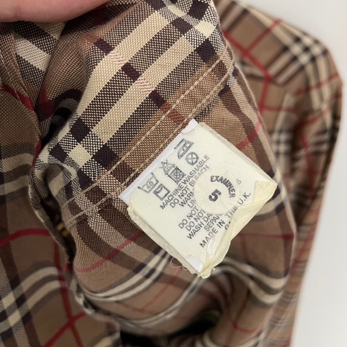 Burberry 버버리 노바체크 기마로고 셔츠 상품이미지7