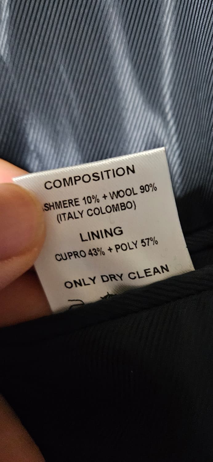 포커페이스 롱블레이저 싱글코트 48 다크네이비 상품이미지6