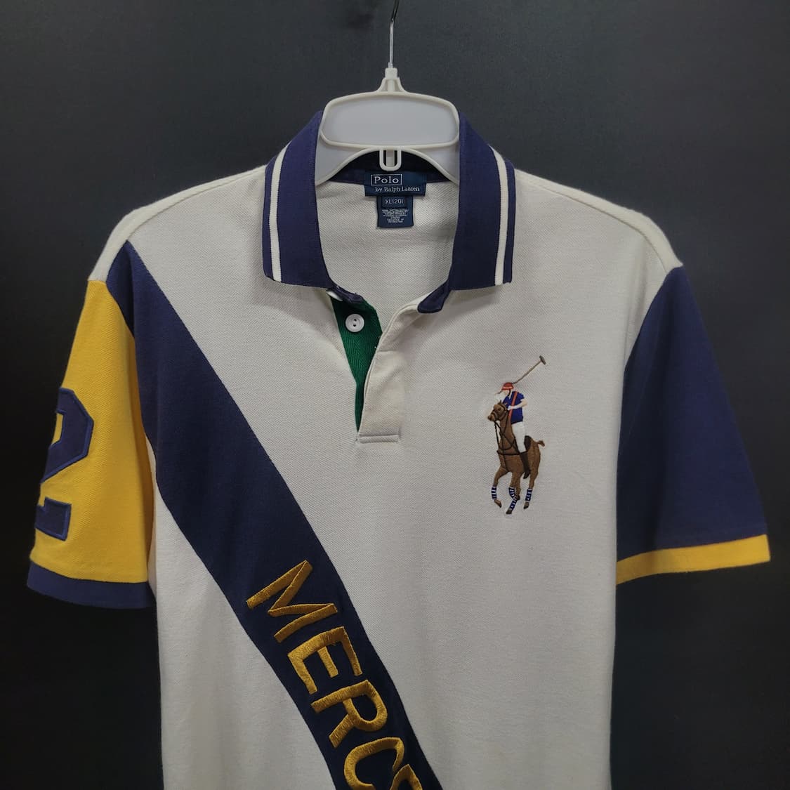 Ralph Lauren 랄프로렌 빈티지 빅포니 자수로고 럭비 셔츠 상품이미지2