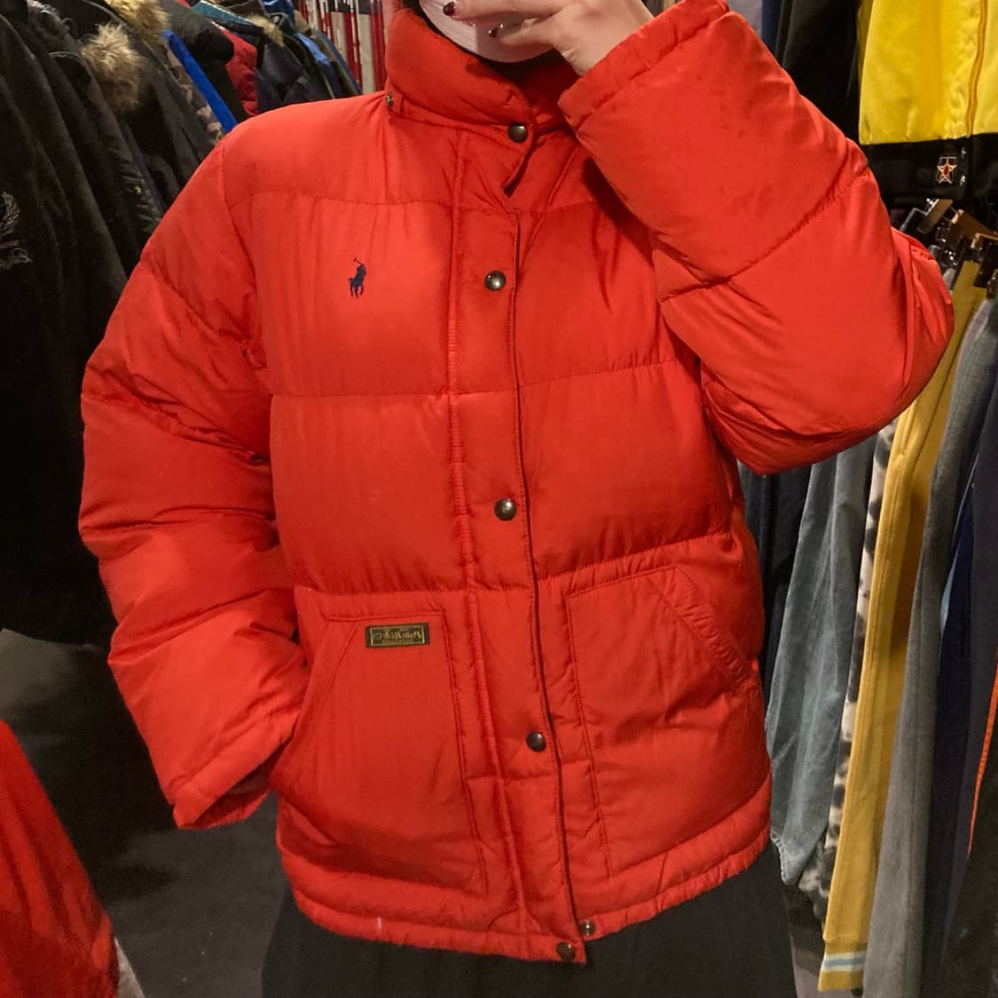 [IM] 폴로 패딩 자켓 레드 상품이미지4