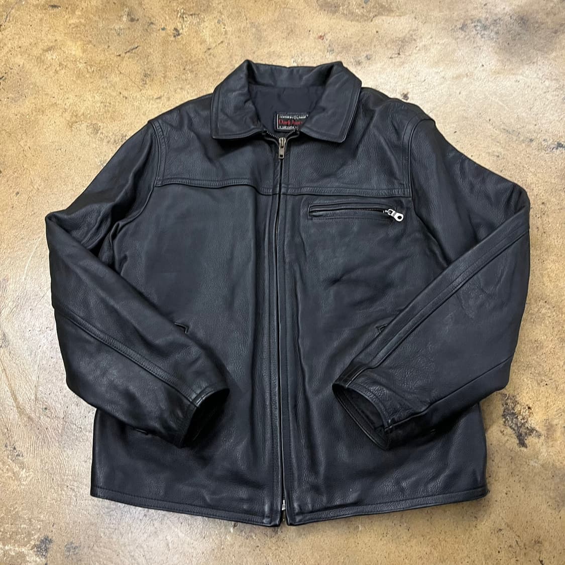 [정품] dark horse 가죽클럽 블랙 레더 자켓 b10 상품이미지2