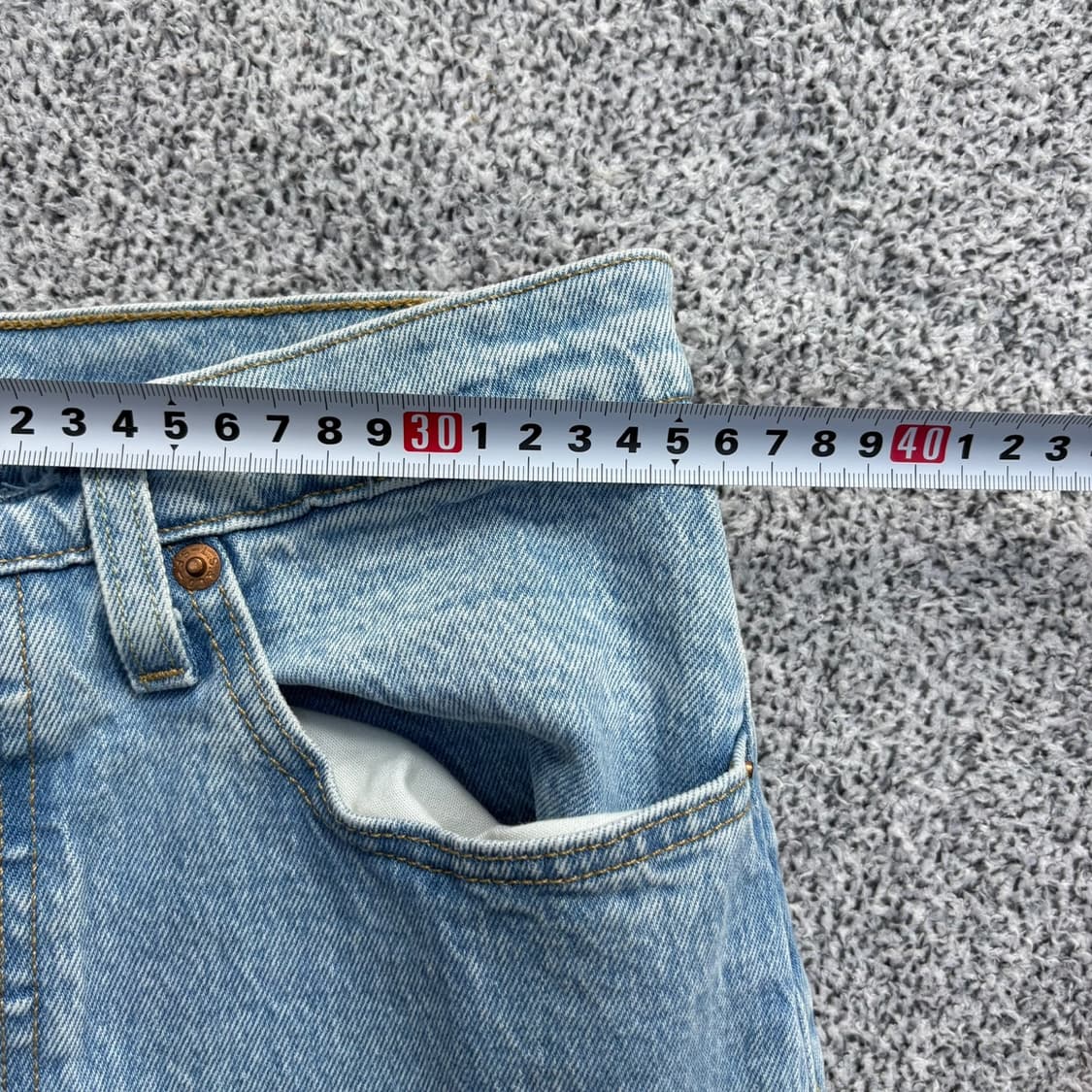 26 리바이스 501 연청 데님 팬츠 0413J 상품이미지7