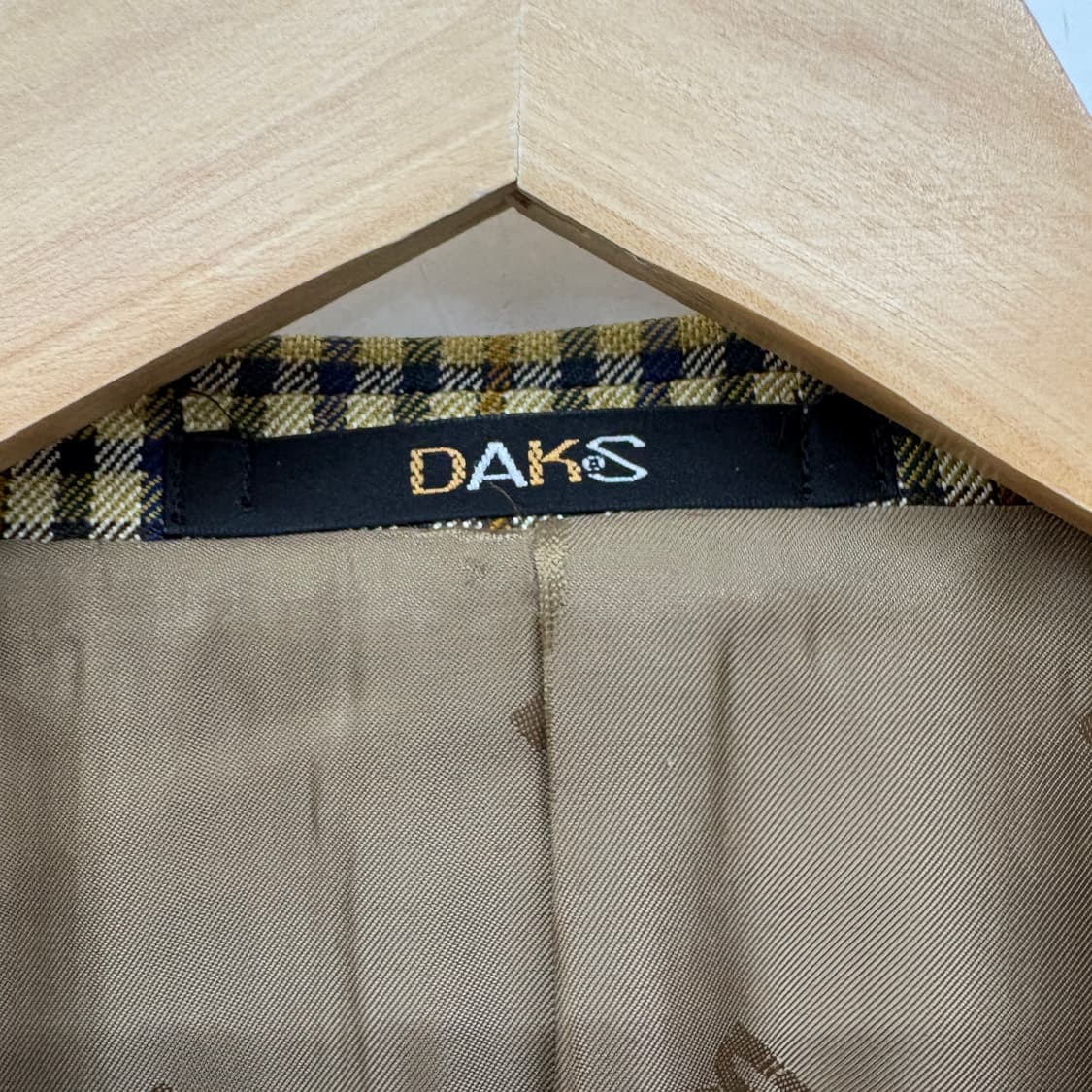 닥스 체크무늬 블레이저 자켓 남성 XL 상품이미지4