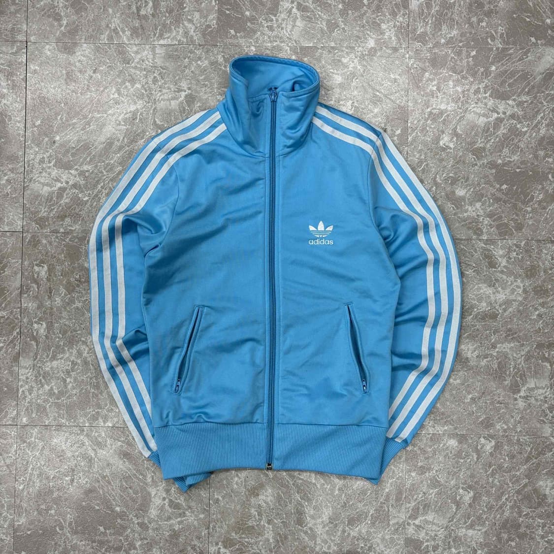 아디다스 파이어버드 대장급 뮤트하늘 세미크롭 걸즈 트랙탑 희귀져지(34) 상품이미지3