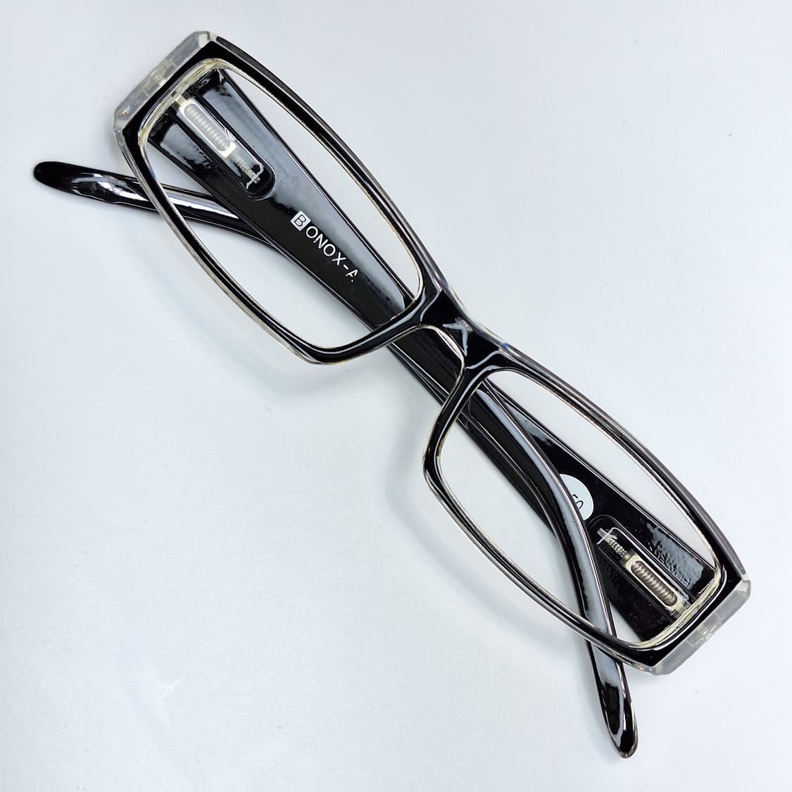 Dulton 덜튼 BONOX-A S099-50CL 블랙 스퀘어 안경테 상품이미지1