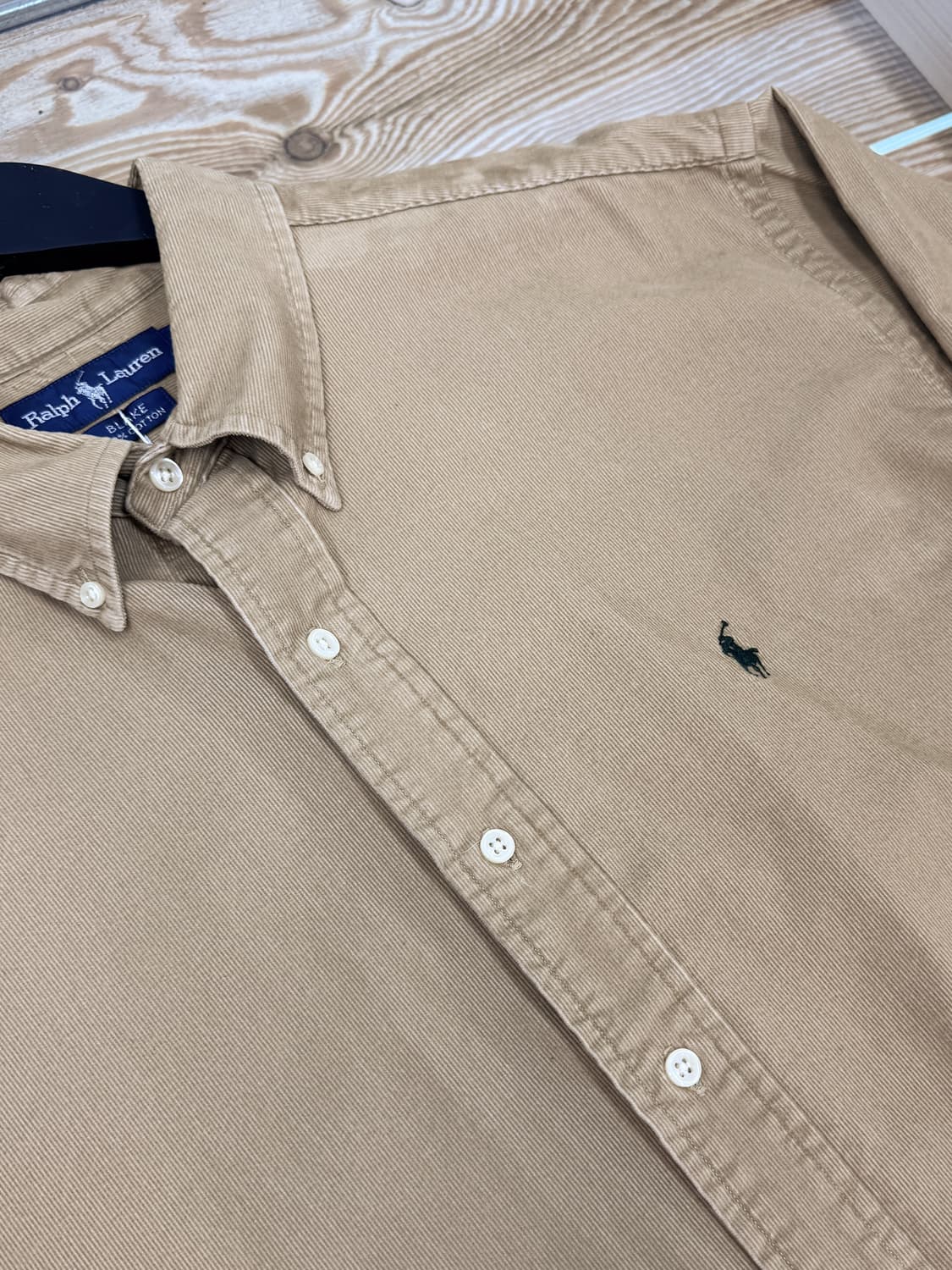 폴로랄프로렌 90‘s 블레이크 코듀로이 베이지 셔츠 상품이미지4