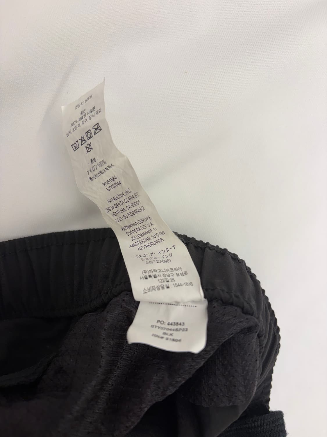 [S] 파타고니아 블랙 숏팬츠 반바지 상품이미지6