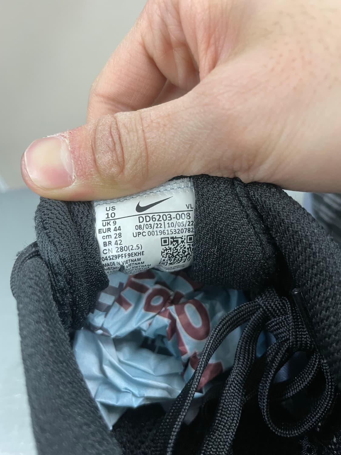 나이키 에어 윈플로 9 블랙 화이트 280 상품이미지10