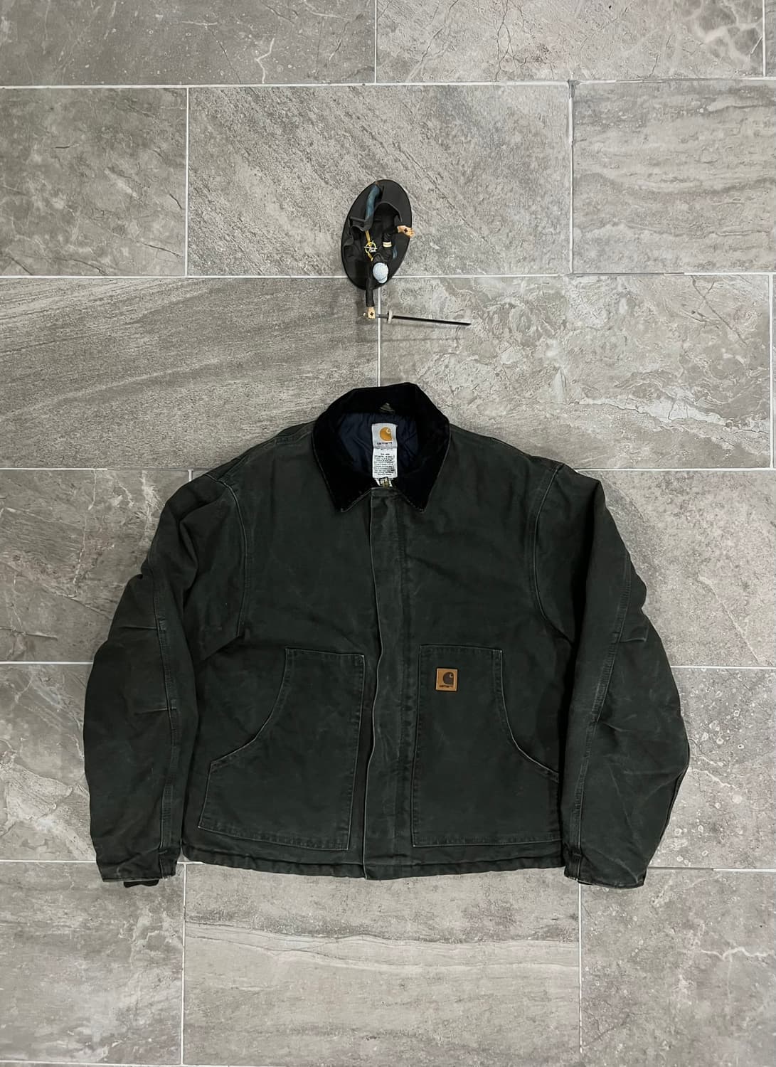 (L) 칼하트 덕 디트로이트 자켓 J22 MOS 모스그린 상품이미지1