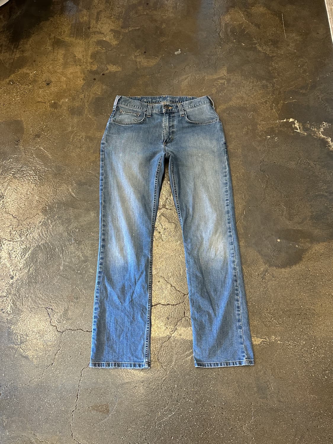 칼하트 릴랙스핏 데님팬츠  32x32 상품이미지1