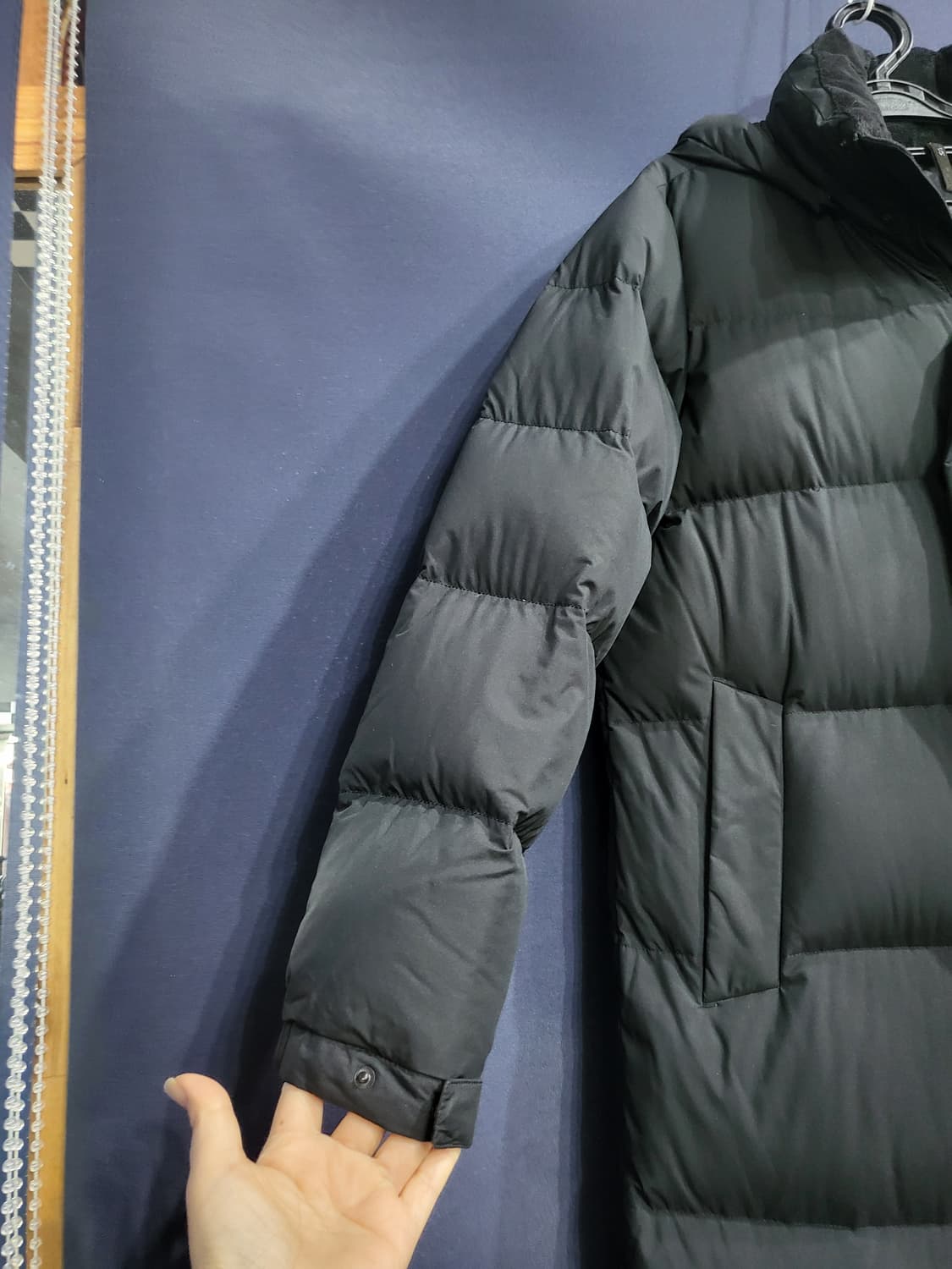 살레와 구스다운 롱패딩 상품이미지3