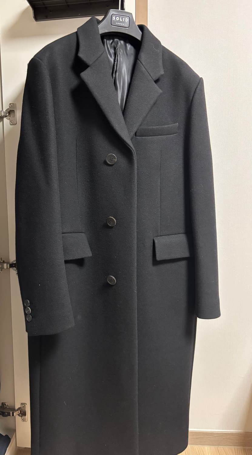 솔리드옴므 남성 블랙코트 상품이미지1