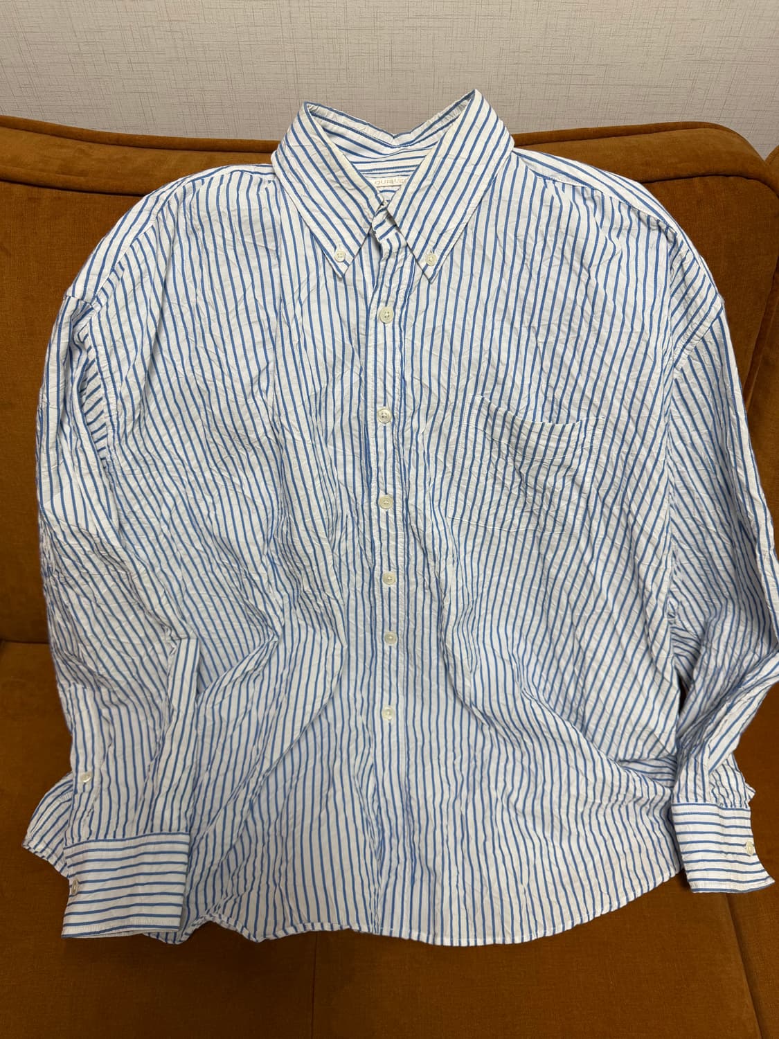 아워레가시 크링클 버로우드 셔츠 상품이미지4