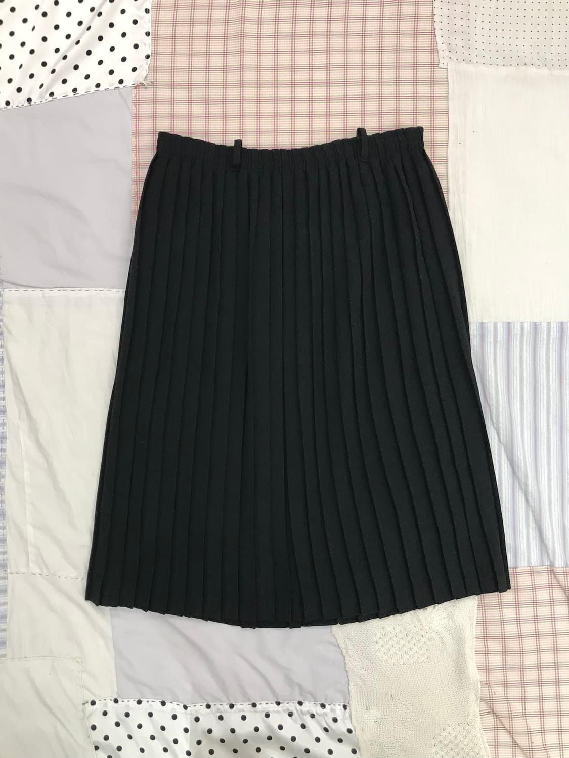 블랙 플리츠 스커트  상품이미지9