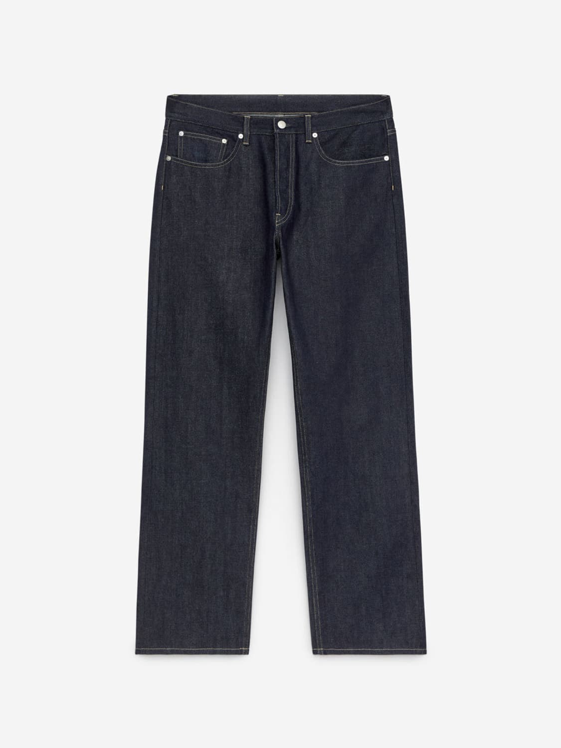 [34x34] 아르켓 CLIFF 레귤러 스트레이트 진 다크 블루 상품이미지1