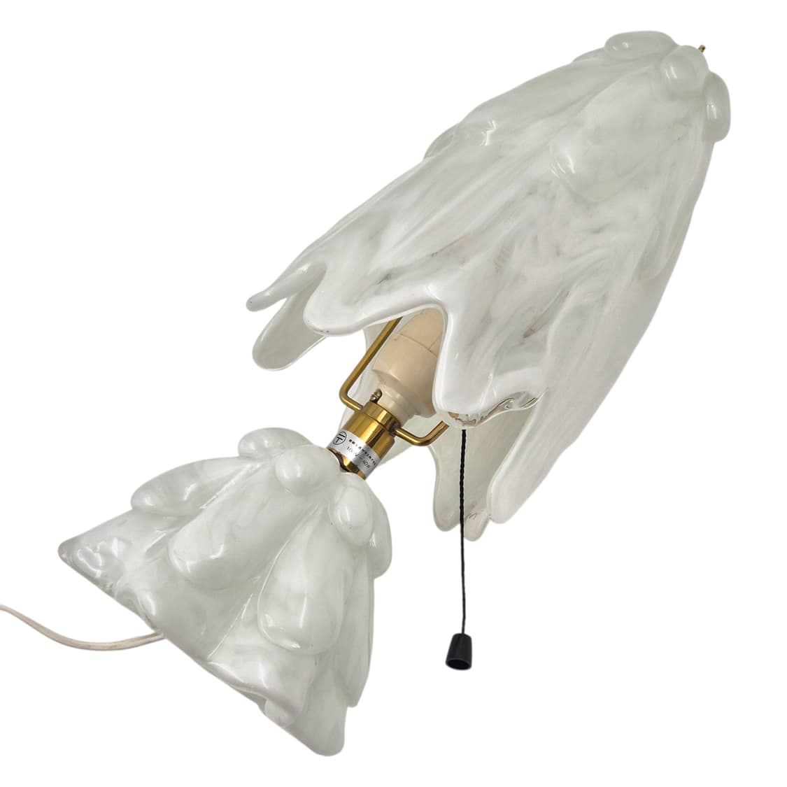 70s 이와타 요리코 화이트 마블 빅 램프 상품이미지10