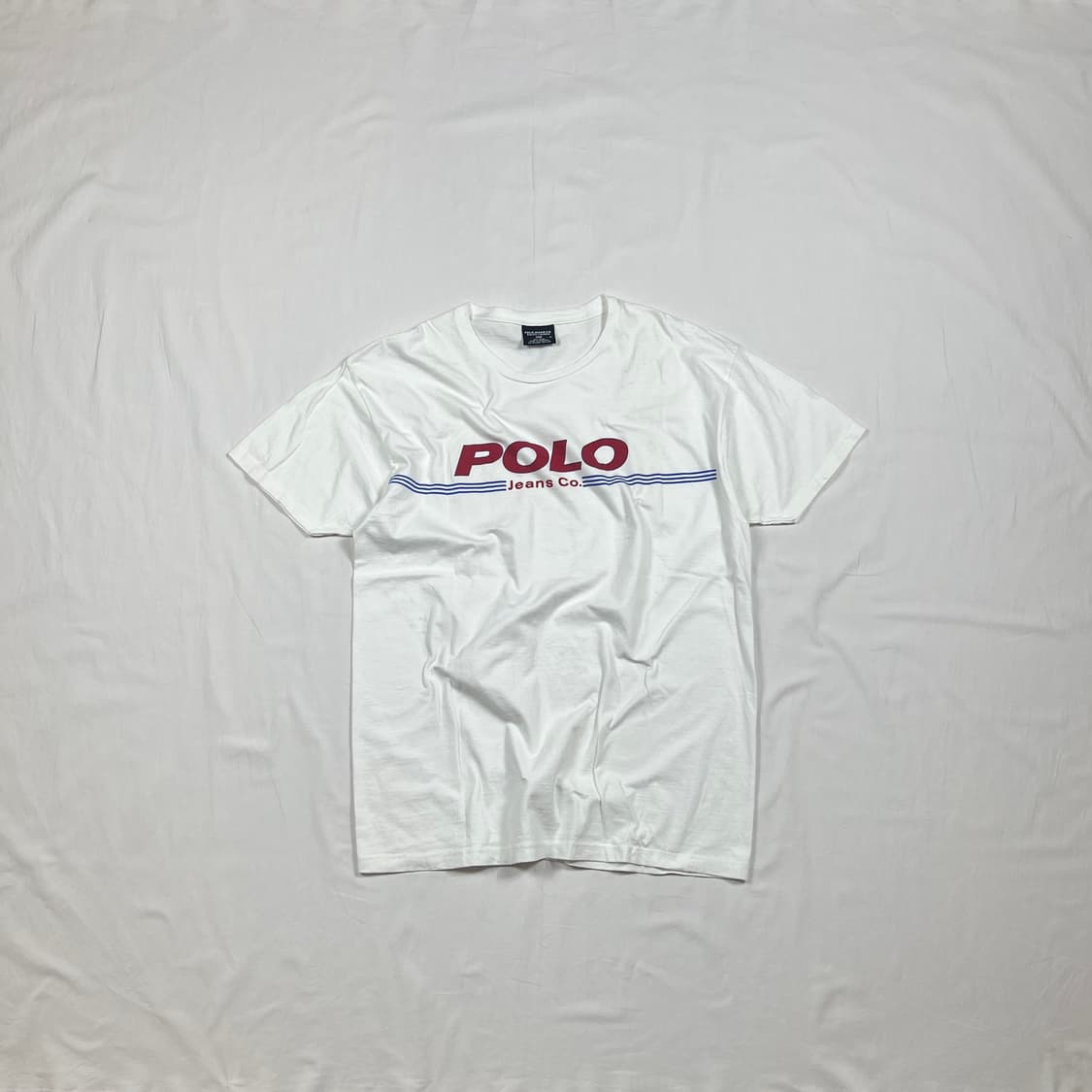90’s 폴로진스 polo jeans 스펠아웃 프린트 반팔티 상품이미지1