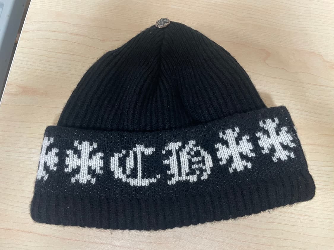 (OS) 크롬하츠 빅대디 캐시미어 비니 블랙 상품이미지1