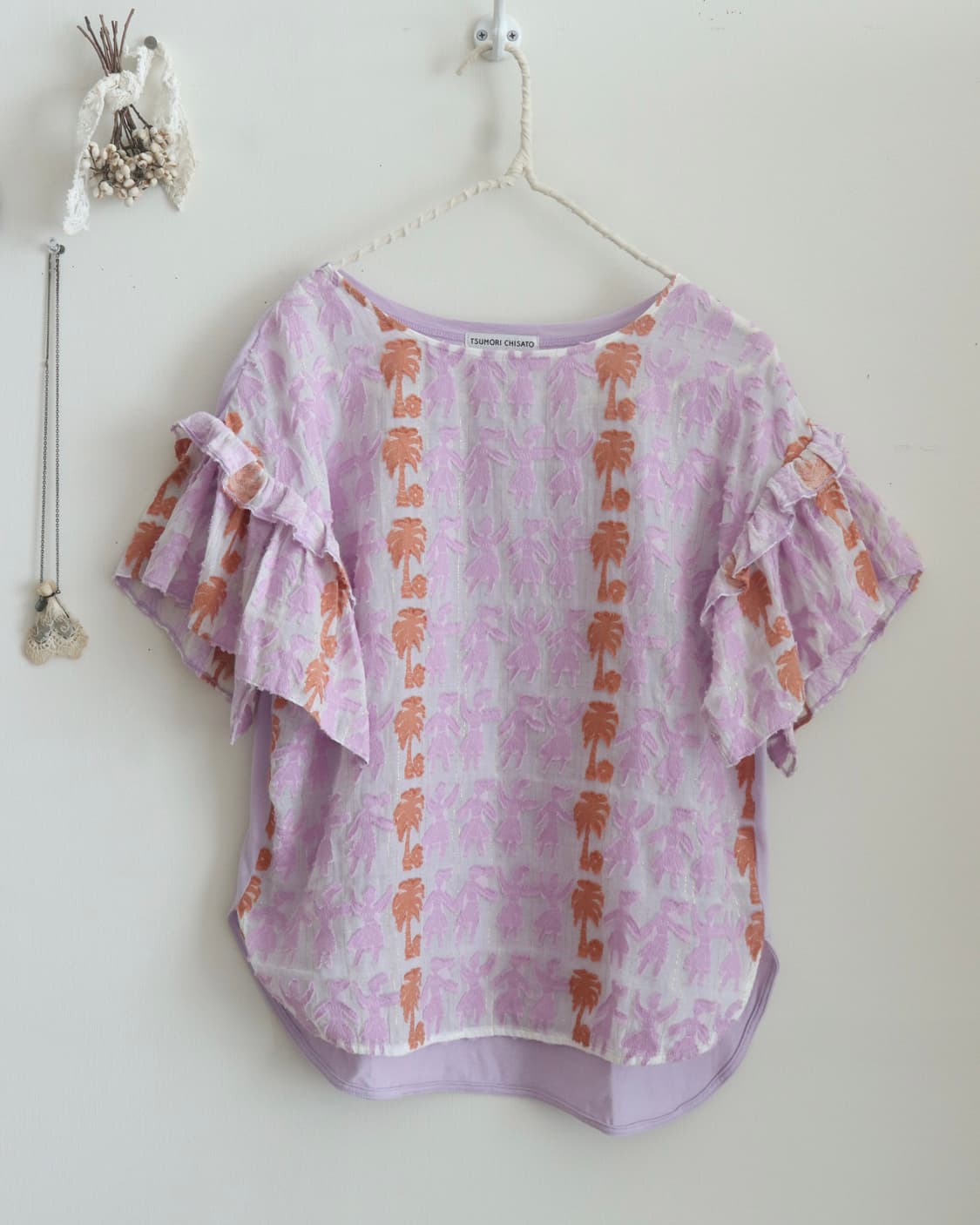 [Tsumori Chisato] Palm Tree Frill Blouse 상품이미지10