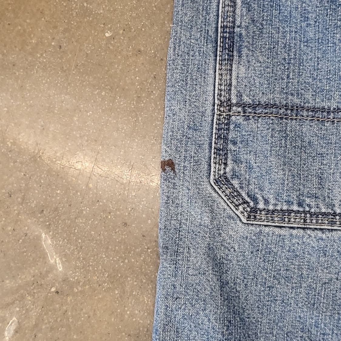 포켓 디테일 청반바지 상품이미지9