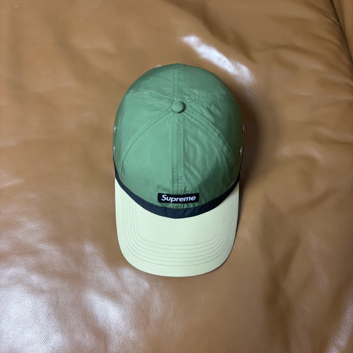 Supreme 슈프림 투톤 그린 6패널 볼캡 모자 2Tone Green 상품이미지5